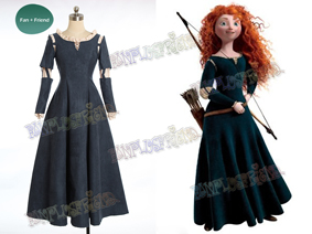 Brave (Disney film) Cosplay Princess Merida Costume Outfit