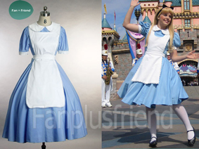 Disney Alice In Wonderland Cosplay,Original Fairy Tales Outfit